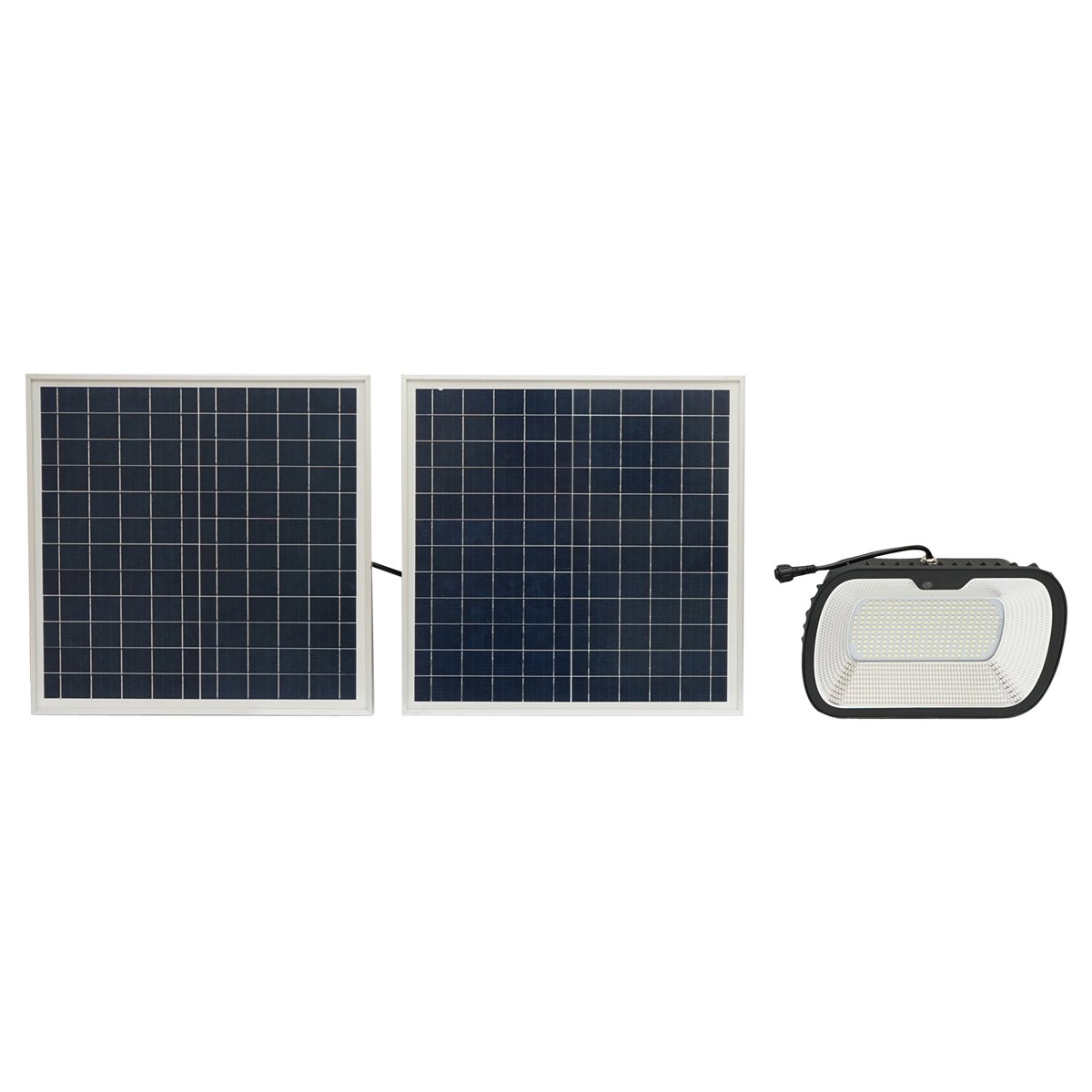 Lampa LED 240x0.5W cu panou solar 35W si baterie 7.4V/15Ah Breckner Germany